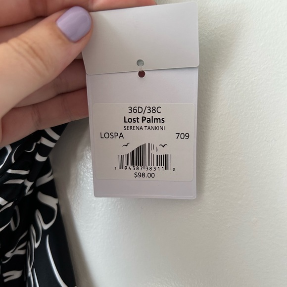 Sunset Serena Tankini Women’s Swimsuit Top with Underwire- 36D/38C lost palms - Picture 5 of 5